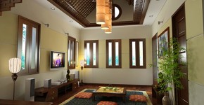 Trang trí trần nhà hợp quy tắc phong thủy