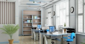 Bố trí máy tính phù hợp với bàn làm việc.