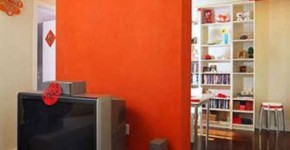 Hướng Đông và Đông Nam bị chi phối bởi hành Mộc, không nên sử dụng màu da cam.